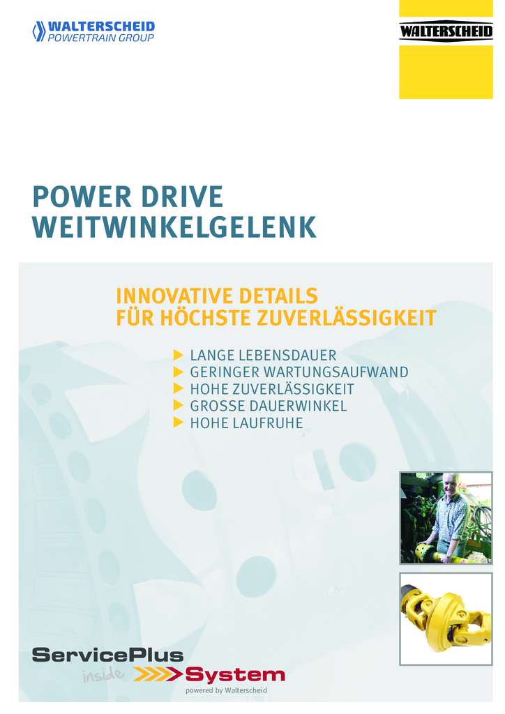 Walterscheid 158924 Gelenkwelle PWE Power Drive Baugröße PW 675 | Agrar