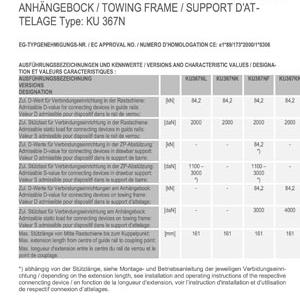 Anhängebock KU367N