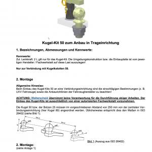 Bedienungsanleitung Niederhalterset KK50