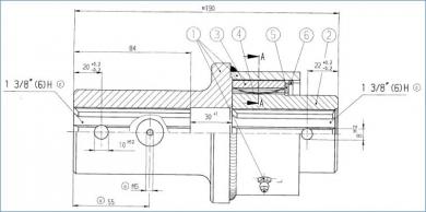 1114002 La Limiteurs à roue libre Walterscheid® Roue libre à rochets EF 5/1R - 1114002