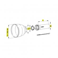 1166095 La Walterscheid® Safety guard half outer SCH 25 - 1166095