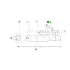 1204044 La ASST-B|S avec axe plein seul Walterscheid® Circlips 0 - 1204044
