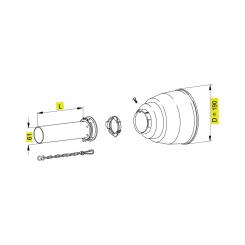 1368356 La Walterscheid® Safety guard half inner SCH 15 - 1368356