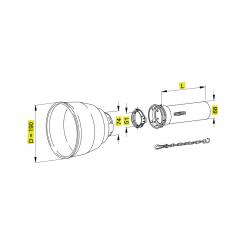 1368365 La Walterscheid® Safety guard half outer SCH 15 - 1368365
