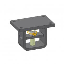 8005397 La Technique d’attelage Walterscheid® Support pour barre à chape ZP4356-400 - 8005397