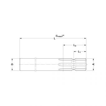 1043115 Ds Zubehör Walterscheid® Profil KWP 1 1/8-6 - 1045464