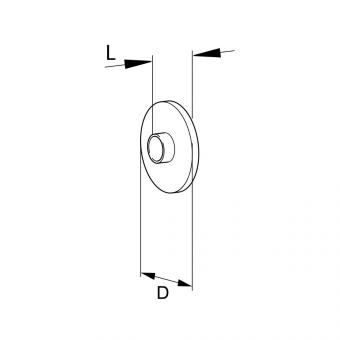 1044282 La Walterscheid® Führungsnabe 2370 - 1044282