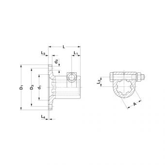1047046 Ds Zubehör Walterscheid® Aufsteckflansch D 100 - 1047046