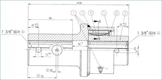 1114002 La Freilaufkupplungen Walterscheid® Freilaufkupplung EF 5/1R - 1114002