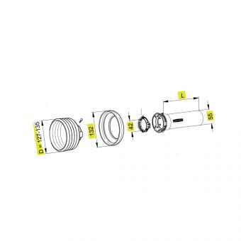 1185511 La Walterscheid® Safety guard half outer SDH 5 - 1185511