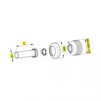 1187507 La Walterscheid® Safety guard half inner SDH 15 - 1187507