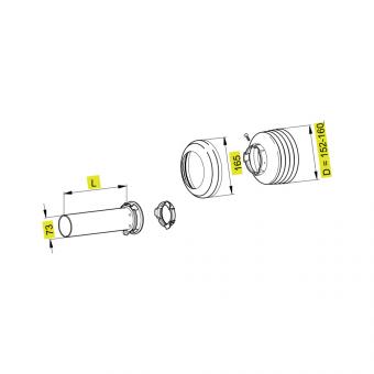 1190053 La Walterscheid® Demi protectuer intérieur SDH 25 - 1190053