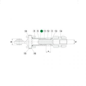 1205628 La ADSST-S spare parts Walterscheid® Guide ring ADSST - 1205628