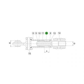 1307985 La ASST-B|S avec axe plein seul Walterscheid® Ressort de compression - 1307985