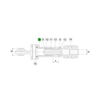 1308141 La ASST-B|S avec axe plein seul Walterscheid® Pontet 48 - 1308141