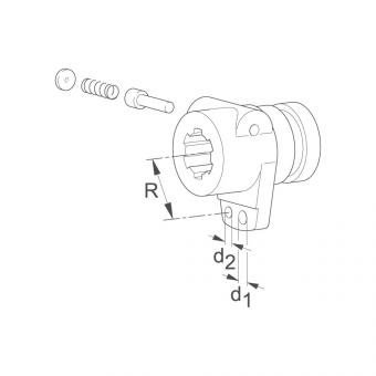 1317815 La Walterscheid® Moyeu K61/1 - 1317815