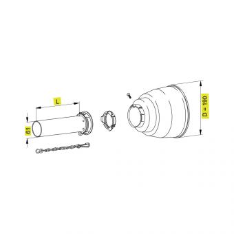 1368356 La Walterscheid® Safety guard half inner SCH 15 - 1368356