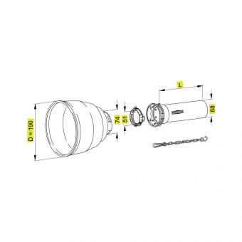 1368365 La Walterscheid® Safety guard half outer SCH 15 - 1368365