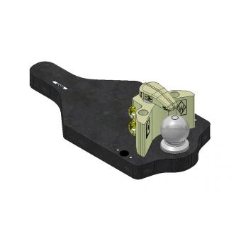 8004181 La Barre à boule KBa Walterscheid® Latte de traction universelle à boule KBaU8345-600 - 8004181