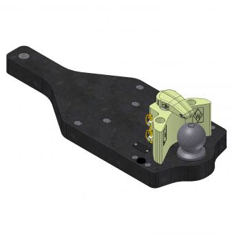 8005340 La Barre à boule KBa Walterscheid® Latte de traction à boule KBa8304Z - 8005340