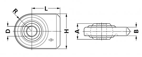 Kugelgelenkkopf Unterlenker 1 Kugelgelenkköpfe für Unterlenker Walterscheid® Kugelgelenkkopf UL CAT. 3H - 1306332
