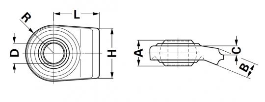 Kugelgelenkkopf Unterlenker 5 Kugelgelenkköpfe für Unterlenker Walterscheid® Kugelgelenkkopf UL CAT. 3 - 1200438