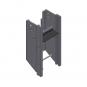 8002570 La Hitches Walterscheid® Quick adjustable support KU391L – 8002570