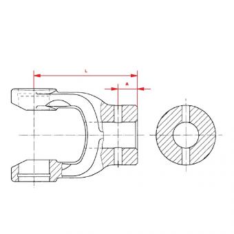 Walterscheid® Nabengabel NG 2200 - 1320680