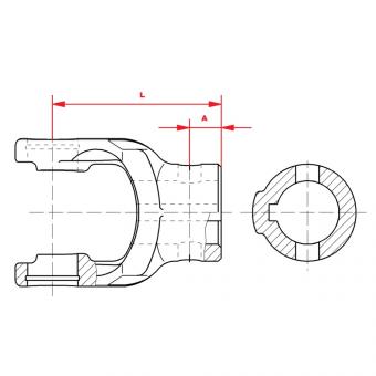 Walterscheid® Nabengabel NG 2200 - 1378096