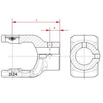Walterscheid® Nabengabel NG 2700 - 1380270