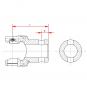 1345021 La Walterscheid® Hub yoke NG 2100 - 1345021