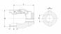 1147490 La Walterscheid® Inboard yoke RG 2500 - 1147490