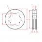 1161378 La Shaft guards Walterscheid® Bearing ring SC25 - 1161378