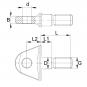 1202313 La Walterscheid® Lasche Gewindeschaft SST+UL - 1202313