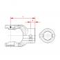 1186336 La Walterscheid® Hub yoke NG 2200 - 1186336