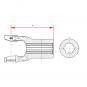 1162132 La Walterscheid® Hub yoke NG 2200 - 1162132
