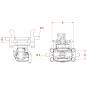 8003999 La Hitches Walterscheid® Coupling Clevis Type IN2000/890NB – 8003999