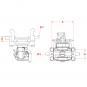 8004286 La Technique d’attelage Walterscheid® Accouplement à chape sur plaque mobile KU2000/886BFB - 8004286