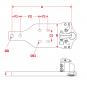 8004628 La Technique d’attelage Walterscheid® Latte de traction à boule KBa8304WoBZ - 8004628