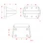 8004811 La Adapters for traction devices (implemented side) Walterscheid® Mounting Plate ASP260x210x170 – 8004811