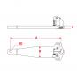 8005648 La Barre à boule KBa Walterscheid® Latte de traction à boule KBa8337oBZ - 8005648
