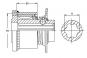 Freilk Ef51rl 1 Overrunning clutches Walterscheid® Overrunning clutch EF 5/1L - 1360959