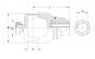 Gabel Ag P 1 Machoires grand angle Walterscheid® Mâchoire d'extrémité AG P 580 - 1136968