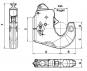 Uhk C1 Unterlenkerhaken Walterscheid® Unterlenkerhaken UHK-C1 CAT.2 - 1208553
