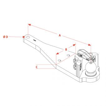8002728 La Walterscheid® Kugelbalken KBa8355 - 8002728