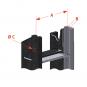 8002455 La Hitches Walterscheid® Quick adjustable support KU374L1 – 8002455