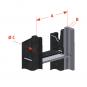 8002460 La Hitches Walterscheid® Quick adjustable support KU398 – 8002460