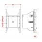 8005414 La Technique d’attelage Walterscheid® Support d’attelage KU334ST - 8005414