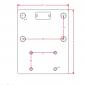 8005727 La Walterscheid® Plaque de montage ANP50-3/2-1 - 8005727