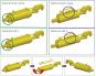 1206177 La Hydraulic Top links Walterscheid® Hydraulic Top link set HOLHS-D90 CAT.3S - 1206177